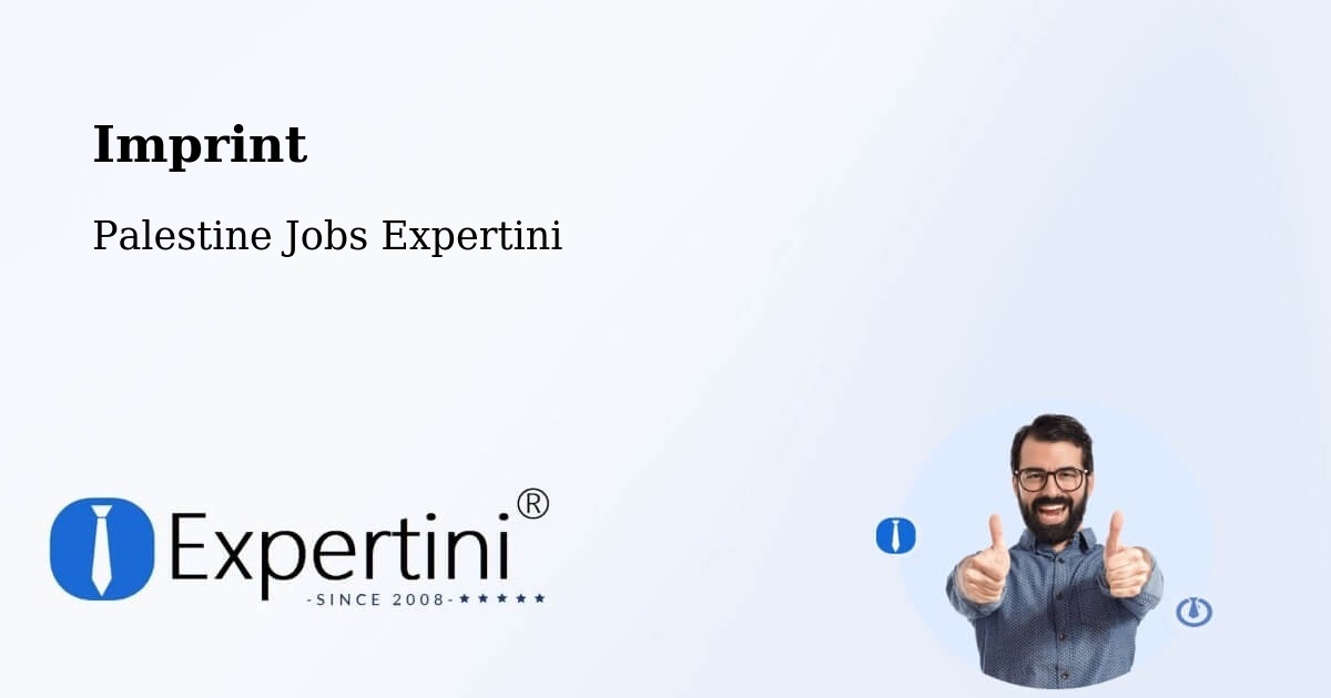 Imprint – Rām Allāh & Al Bīrah - Palestine Jobs Expertini